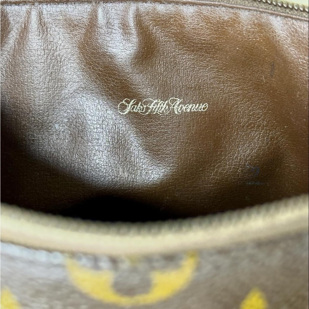 70’s Vintage Louis Vuitton Toilette Pochette 19 Cosmetic Bag Pouch / Clutch - Picture 4 of 15